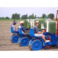 Разсадосадачна машина за разсад в тарелки, разсаждане без мулч, модел F-MAX, марка Ferrari Costruzioni, произход Италия